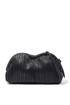 Cloud Pleated Leather Clutch